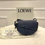 💙Loewe荔枝紋深海藍Mini Gate