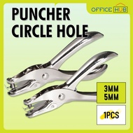 JOY One Hole Hang Tag Puncher 3mm/5mm Ticket Puncher Circle Metal Fastener Hole Puncher Quality