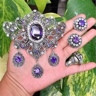 Alpaca brooch KAB 307 wholesale Balinese alpaca