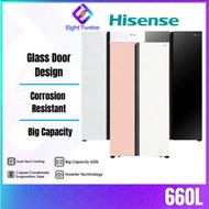 [EXPRESS DELIVERY] Hisense Refrigerator Side by Side Inverter Fridge | 660L Peti Sejuk | RS728