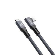 ORICO THUNDERBOLT 4 TYPE-C TO TYPE-C 40GBPS L-SHAPE 2M PD100W CABLE (8k) (TBW4-20-GY-BP)