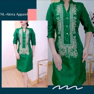 BARONG DRESS FOR WOMEN PURE EMBROIDERED MODERN FILIPINIANA BD0021