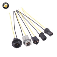 {TB & Bag }   2PCS T10 T13 T15 Soft Bulb Holder Adapters Cable LED Bulb Connector Soet Wedge Base Li