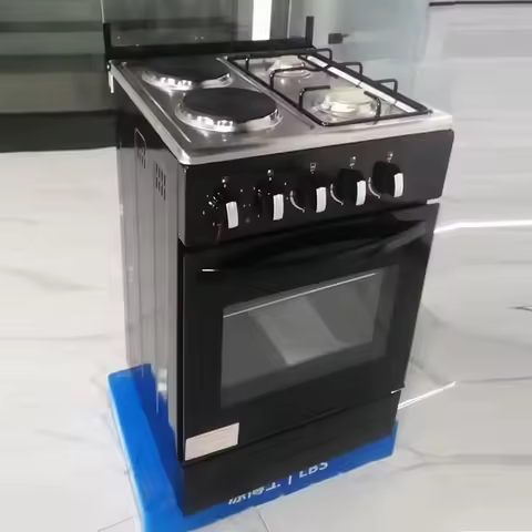 4-Burner Intelligent Gas Electric Combo Stove | Multifunctional Household Gas Range | Built-In Kitch