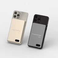 magsafe磁吸超薄行動電源|僅0.8cm|5千mAh|客製化刻字|禮盒包裝