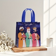 4/8/12Pcs Spain Three Kings Childrens Day Snowy Gift Wrapping Bags for Sweets Luxury Bags Festive Tr