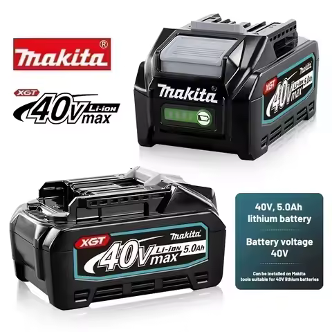 Genuine Makita BL4040 40V Max XGT 5.0/4.0Ah Battery,21700 Cells,Compatible With Makita 40V Drill Saw
