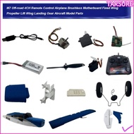 TARSUR 1pc/1set Remote Control Airplane Brushless, 4CH M7 -road Motherboard Fixed Wing Propeller, Hi