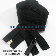 FFA Brand Jacket Zipper 60 cm Black Cheap Coil-Nylon Teeth