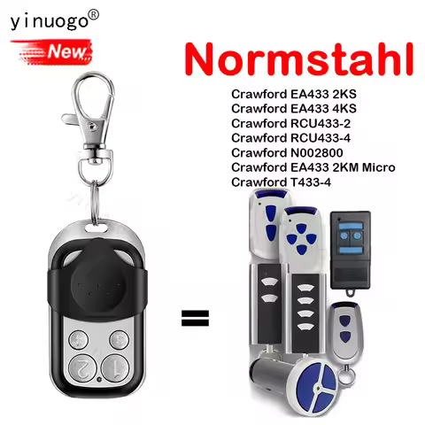 Normstahl T433-4 Remote Control Replacement 433.92Mhz Rolling Code Gate Remote Control Normstahl EA4