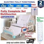 {ELECTRIC} FULLY 6 Functions ELECTRIC Hospital Bed, MULTIFUNCTION Medical Bed, (Electric Katil Hospital 6 Fungsi)