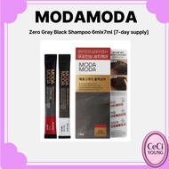 MODAMODA X DAISO Zero Gray Black Shampoo 6mlx7ml [7-day supply]