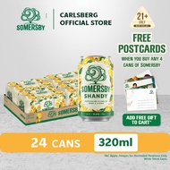 Somersby Shandy Can 0.5% Alcohol (320ml x 24)