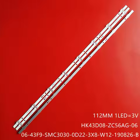 LED Backlight strip For Haier 43'' TV 06-43F9-SMC3030-0D22-3X8-W12-190826-B H43E18 43un265t LE43B960