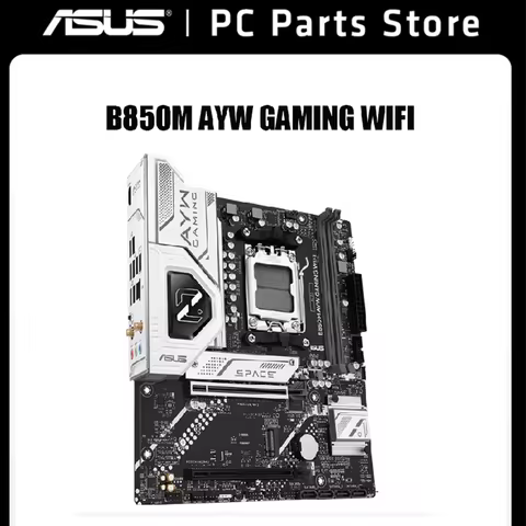 New ASUS B850M AYW GAMING WIFI Motherboard CPU 9700X/9800X3D/9600X (AMD B850/socket AM5)