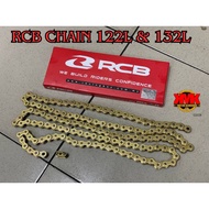 RACINGBOY HEAVY DUTY Motorcycle Roller Chain 415 122L 132L SPROCKET CHAIN RANTAI SPOKET RANTAI RCB C