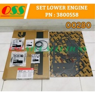 SET LOWER ENGINE GASKET CUMMINS 6CT PN 3800558