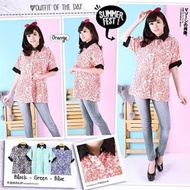 KEMEJA Ghaudyshop Rani Motif Shirt - 2233