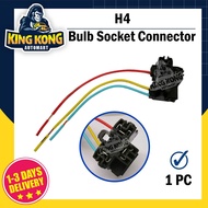 H4 Car Headlamp Bulb Socket Connector (1pc)