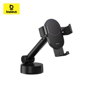 Baseus แท่นวางโทรศัพท์ในรถยนต์พร้อมที่ชาร์จไร้สาย รุ่น Simplism gravity car mount holder with suctio