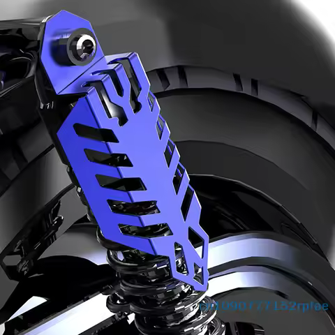1Pc Aluminium Alloy Motorcycle Shock Absorber Cover Front Rear Fork Decor Aluminium Protector