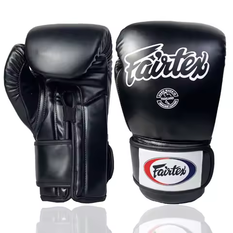 FAIRTEX Boxing Gloves Professional Muay Thai Training Sparring Leather Punching Bag Gloves for Adult