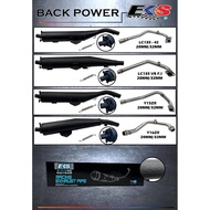 (EKS) EXHAUST PIPE STD EZKOS PAIP Y15ZR Y15 Y16 Y16ZR (28MM) (32MM ) (BACKPOWER - BACK PRESSURE) Y15
