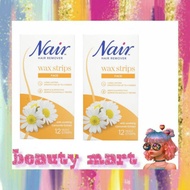 Waxing Nair Facial Wax Strips 12 Strips