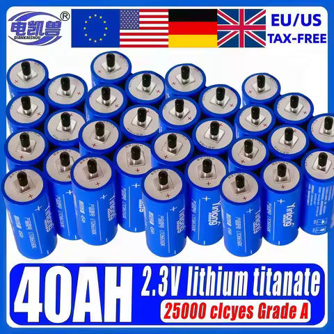 1~36pcs Original yinlong 2.3V40Ah 66160H lithium titanate battery 10c DIY 12V 24V 48V rv solar speak