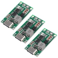 3pcs Type C BMS 2S 3S 4S 1A 2A 4A 18650 Lithium Battery Charger Board USB C Step-up Boost Module for