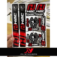 Super HOT H2C Sticker logo Set 2026