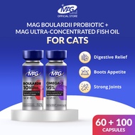 MAG Pet Supplement Deep Ocean Fish Oil x1& 10B Probiotics x1 Omega-3 for dogs cats Skin & Coat Immun