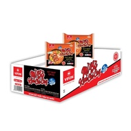 Spicy Kimchi Beef Noodles topping - Large, Smooth, Chewy Noodles 105g Vifon, Box Of 24 Packs.