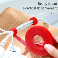 Reusable Strong Magic Tape DIY Accessories 1M 3M Velcros Cable Organizer Self Adhesive Fastener Tape Hooks Loops