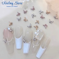 Butterfly nail charm (2 pieces) B997-999 mini size, decorative nail charm handPiece