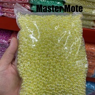 manik manik ab kuning bulat tranparan 6mm 8mm 10mm bahan kerajinan