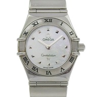 【日本直送】歐 мега OMEGA Constellation My Choice 腕錶 1561.70 石英 不鏽鋼 珍珠母貝錶盤 女款【二手品】