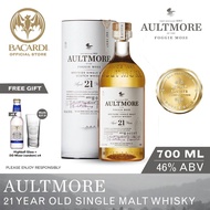 Aultmore 21 Year Old Single Malt Scotch Whisky - 700ml / 70cl, 46% ABV - Spirit Distilled in Copper 