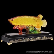 TV Cabinet Home Accessories Decoration Ornaments Gifts Golden Arowana Living Room Decoration Craft O
