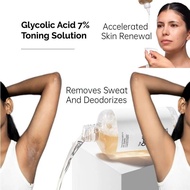 Toner 7% Glycolic acid Solution Gentle Exfoliation 240ml Fades Dark Spots Smooth Skin Glycolic Acid 