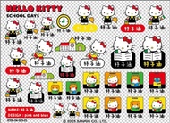 Sanrio 三麗鷗 立體姓名貼紙 HelloKitty A6尺寸