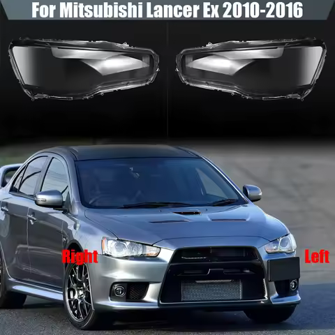 For MITSUBISHI Lancer Ex 2010 To 2016 Headlight Shell Lampshade Cover Lamp Transparent