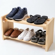Minimalist Solid Wood Shoe Rack Size 45x20x25cm