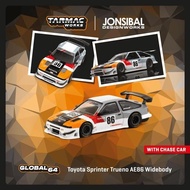 T64G-060-TRD - Tarmac Works 1: GLOBAL6464 Toyota Sprinter Trueno AE86 Widebody TRD