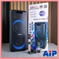 สินค้าใหม่ ลดล้างสต็อค GXL GL-K686 ตู้ลำโพง6.5นิ้วx2 + ไมค์ลอย PARTY BOX ลำโพงบลูทูธ มีไฟ ตู้ลำโพง เ