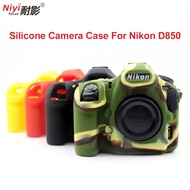 ❁▼☼ Soft Silicone Case Camera Protective Body Bag For Nikon D850 Rubber Cover Battery Openning Nikon D850 Camera Bag