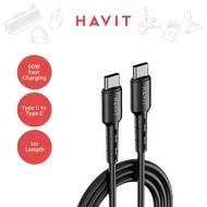 Havit CB6235 Type-C to Type-C Cable Compatible Powerbank Adapter Charger Type C Cable 2.0A FAST CHARGING