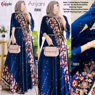 New anjani gown dress kaftan rayon jumbo motif cantik best seller