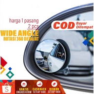 Convex Rearview Mirror Blind Spot Slim Round &amp; Oval Mini Rearview Mirror Additional Car Motorcycle Blindspot