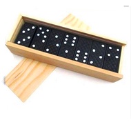 Wooden domino set